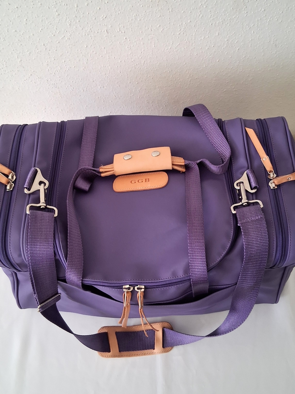 Jon Hart Design Purple Travel Duffel Bag - Picture 6 of 13